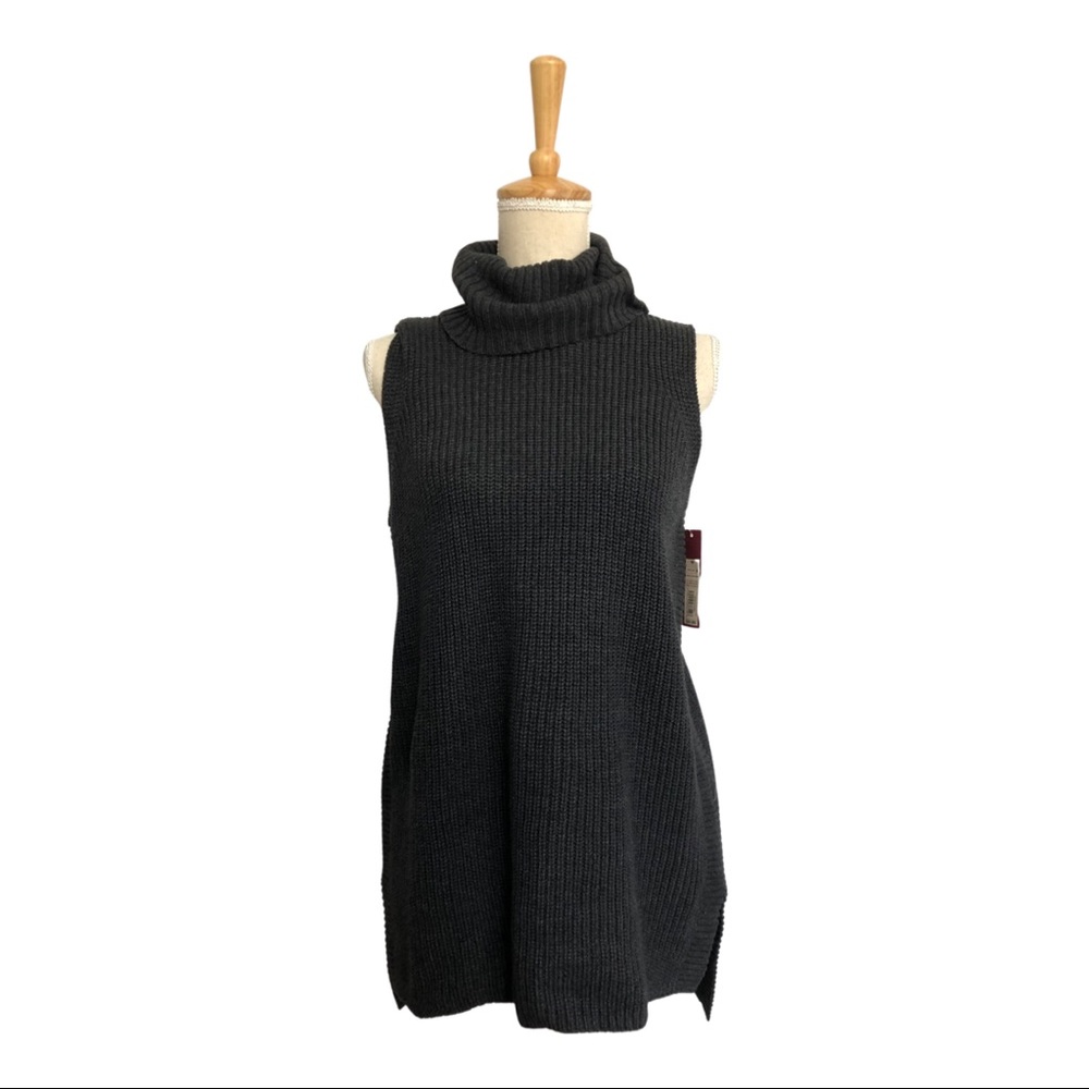 Grey Sleeveless Sweater